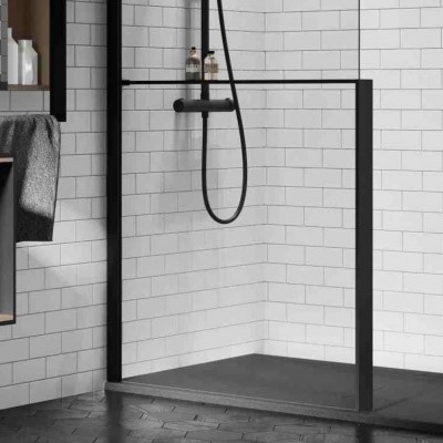 Novellini Frame Kit zestaw z półką lewy biały mat R90AKFBPOS-U