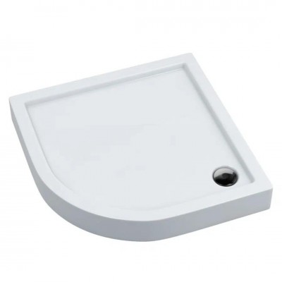 Novellini City R brodzik półokrągły 80x80 cm VRQ801430