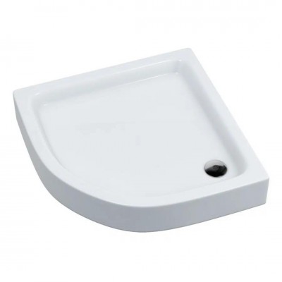 Novellini City A brodzik półokrągły 80x80 cm biały VRS8017-30