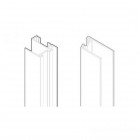 Novellini NH zestaw montażowy drzwi do wnęki srebrny NH1BPN-B