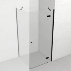 Novellini NH A-G drzwi prysznicowe 120 cm prawe czarny mat NHG120LD-1H