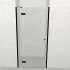 Novellini NH A-G drzwi prysznicowe 110 cm lewe czarny mat NHG110LS-1H
