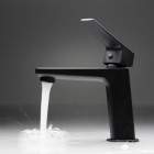 Deante Blur bateria umywalkowa stojąca czarny mat BQL_N20M