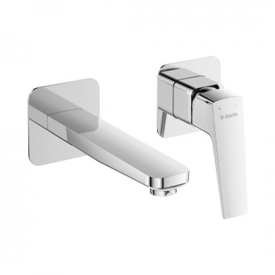 Deante Blur bateria umywalkowa podtynkowa wylewka 18,1 cm chrom BQL_054L