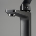 Deante Blur bateria umywalkowa wysoka stojąca czarny mat BQL_N20K