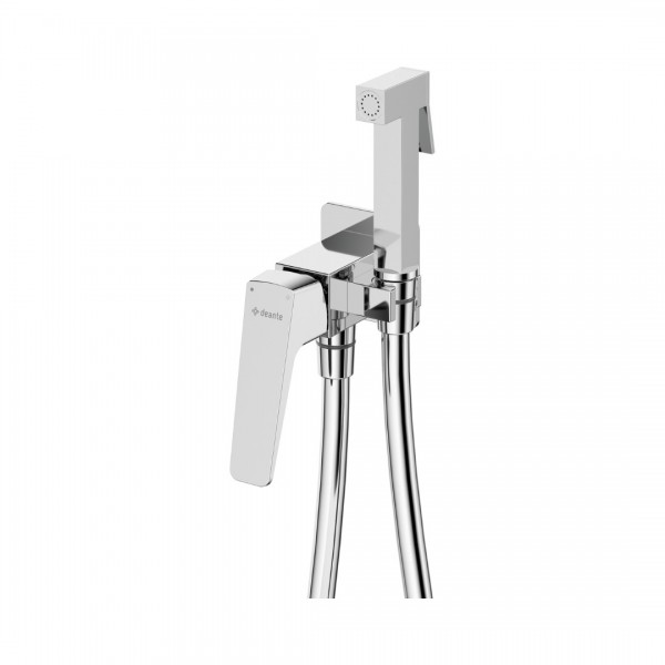 Deante Blur bateria bidetowa podtynkowa ze słuchawką typu bidetta chrom BQL_034M