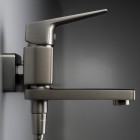 Deante Blur bateria wannowa ścienna titanium BQL_D12M