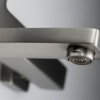 Deante Blur bateria wannowa ścienna titanium BQL_D12M