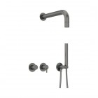Deante Silia zestaw prysznicowy podtynkowy titanium NQS_D0XK