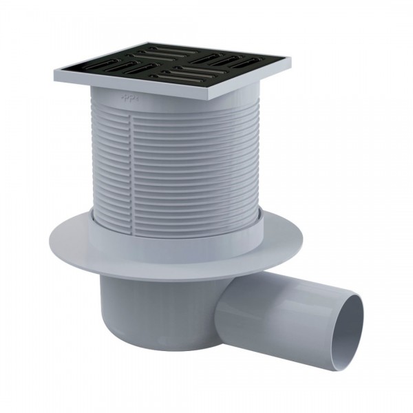 Deante odpływ punktowy czarny mat KOS_N01C