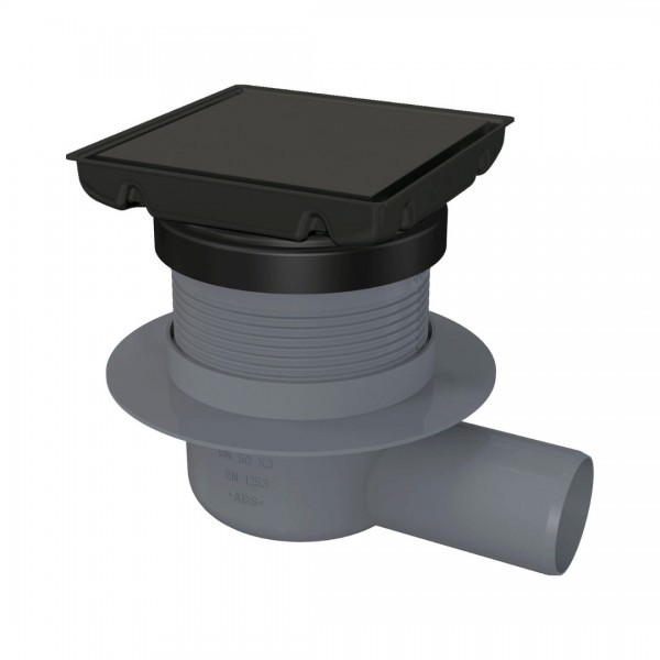 Deante odpływ punktowy odwracalny czarny mat KOS_N01D