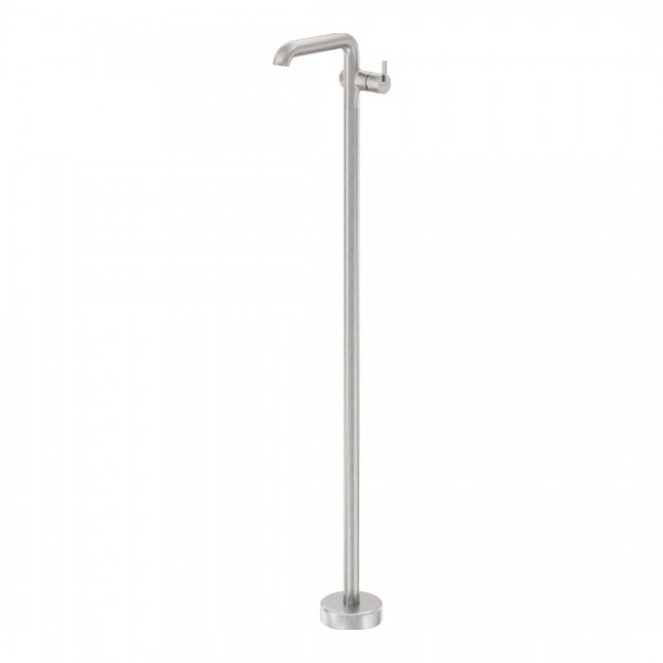 Deante Silia bateria umywalkowa wolnostojąca stal szczotkowana BQS_F2KK