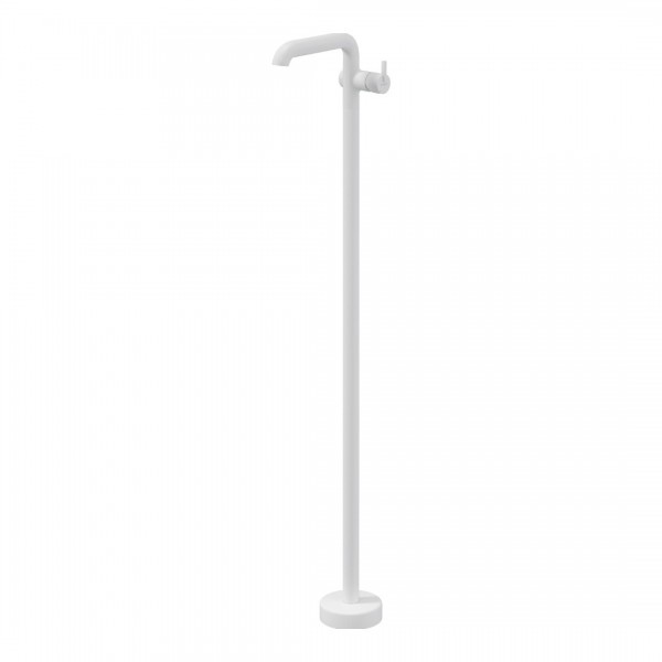 Deante Silia bateria umywalkowa wolnostojąca biały mat BQS_A2KK