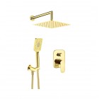 Deante Alpinia zestaw prysznicowy podtynkowy deszczownica 25 cm NAC_Z9LP