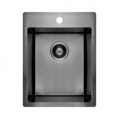 Deante Olfato zlewozmywak stalowy 39x50,5 cm titanium ZPO_D10E