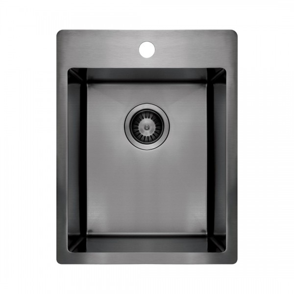 Deante Olfato zlewozmywak stalowy 39x50,5 cm titanium ZPO_D10E