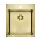 Deante Olfato zlewozmywak stalowy 45x50,5 cm złoto szczotkowane ZPO_R10A