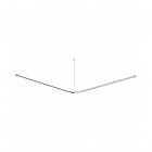 Deante Lehnen drążek zasłony prysznicowej narożny 120x120 cm stal NIL_0DZ2