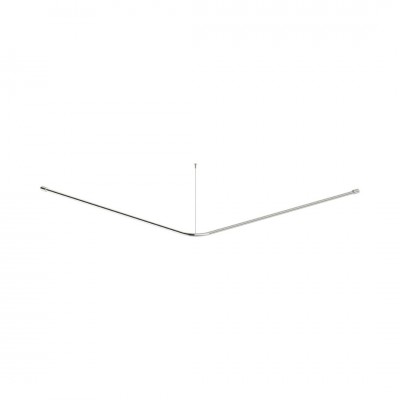 Deante Lehnen drążek zasłony prysznicowej narożny 150x150 cm stal NIL_0DZ3