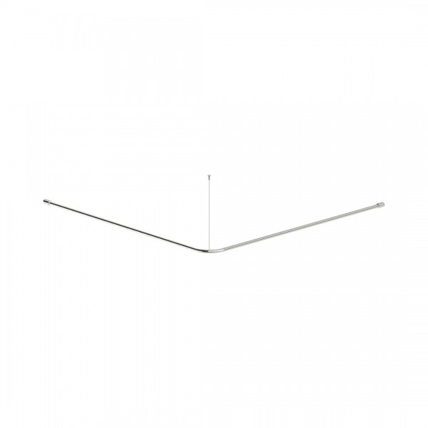 Deante Lehnen drążek zasłony prysznicowej narożny 150x150 cm stal NIL_0DZ3