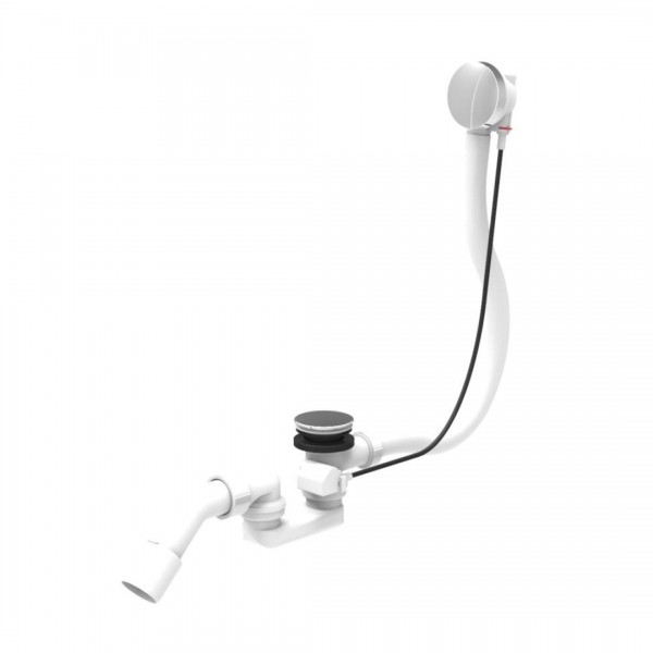 Laufen przelew wannowy z syfonem chrom H2951480040001