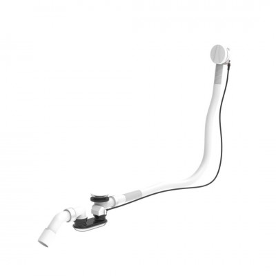 Laufen przelew wannowy z syfonem biały połysk H2951482610001