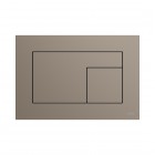 Tece Velvet przycisk spłukujący do WC Castoro Ottawa/beż-brąz 9240730