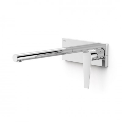 Tres Class bateria umywalkowa podtynkowa wylewka 24 cm chrom 20530032