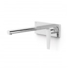 Tres Class bateria umywalkowa podtynkowa wylewka 24 cm chrom 20530032