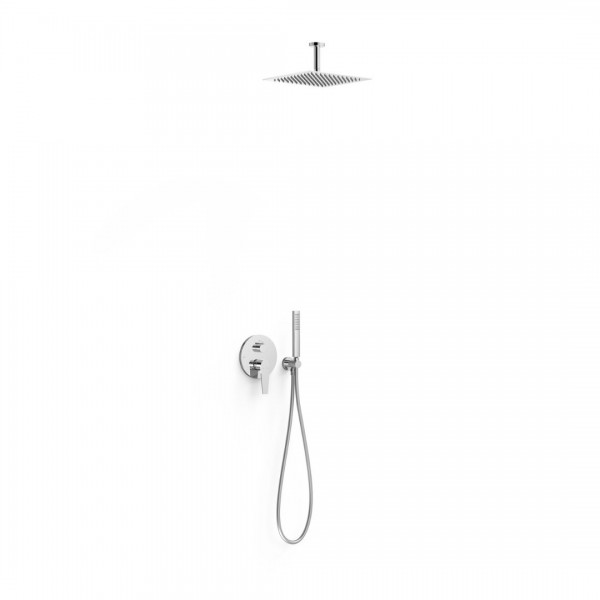 Tres Class zestaw prysznicowy podtynkowy deszczownica 30x30 cm chrom 20528003