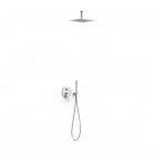 Tres Class zestaw prysznicowy podtynkowy deszczownica 30x30 cm chrom 20528003