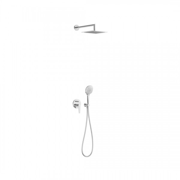 Tres Class zestaw prysznicowy podtynkowy deszczownica 25 cm chrom 20518006