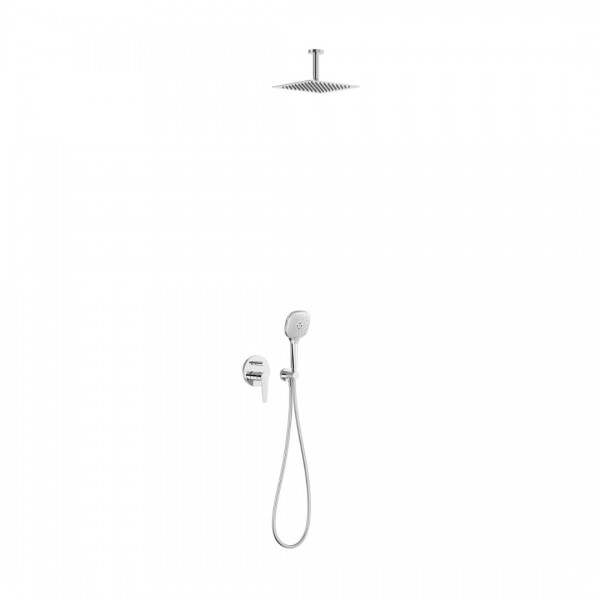 Tres Class zestaw prysznicowy podtynkowy deszczownica 25 cm chrom 20518007