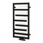 Oltens Flamma grzejnik łazienkowy 88x50 cm czarny mat 55014300