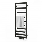 Oltens Flamma grzejnik łazienkowy 121x50 cm czarny mat 55015300