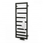 Oltens Flamma grzejnik łazienkowy 121x50 cm czarny mat 55015300