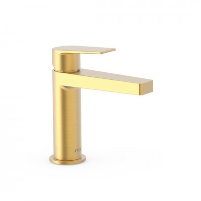 Tres Project bateria umywalkowa stojąca złoty mat 21110301OM