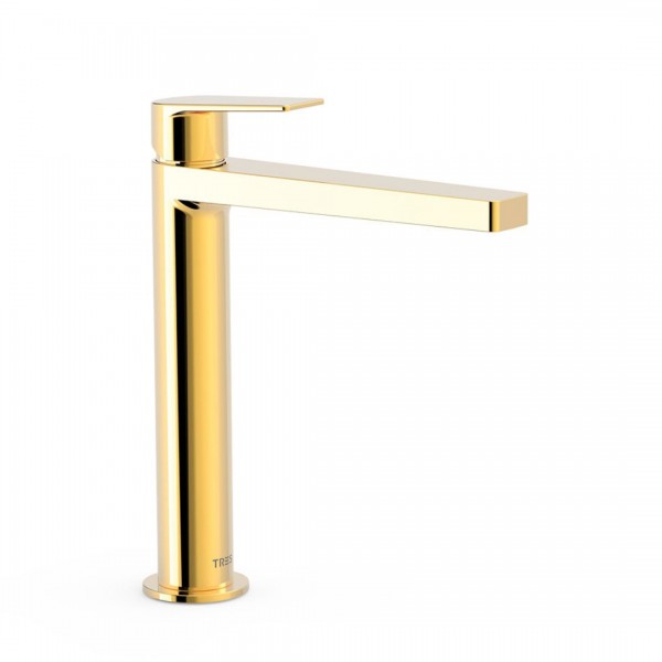 Tres Project Tres bateria umywalkowa wysoka złota 21120301OR