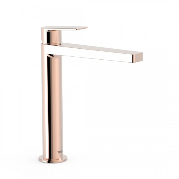 Tres Project Tres bateria umywalkowa wysoka złoto różowe 21120301OP