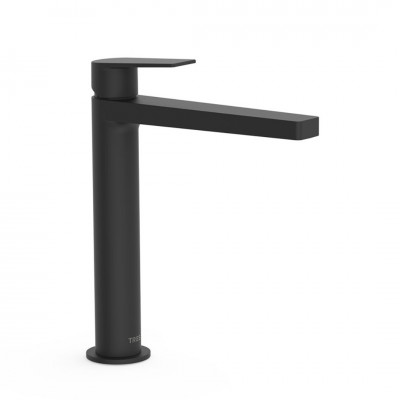 Tres Project bateria umywalkowa stojąca wysoka czarny mat 21120301NM