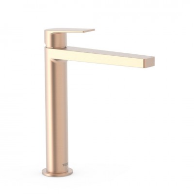 Tres Project Tres bateria umywalkowa wysoka złoto różowe mat 21120301OPM