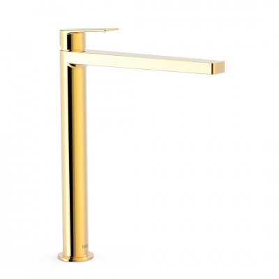 Tres Project Tres bateria umywalkowa wysoka złota 21180301OR