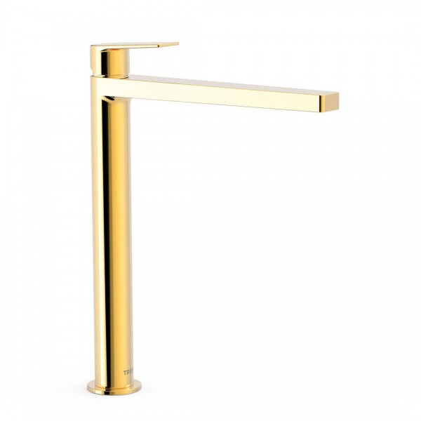 Tres Project Tres bateria umywalkowa wysoka złota 21180301OR