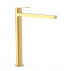 Tres Project bateria umywalkowa stojąca wysoka złoty mat 21180301OM