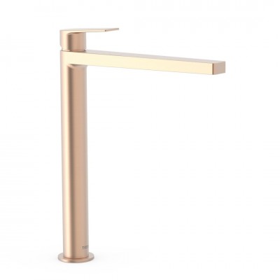 Tres Project bateria umywalkowa stojąca wysoka złoto różowe mat 21180301OPM