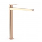 Tres Project bateria umywalkowa stojąca wysoka złoto różowe mat 21180301OPM