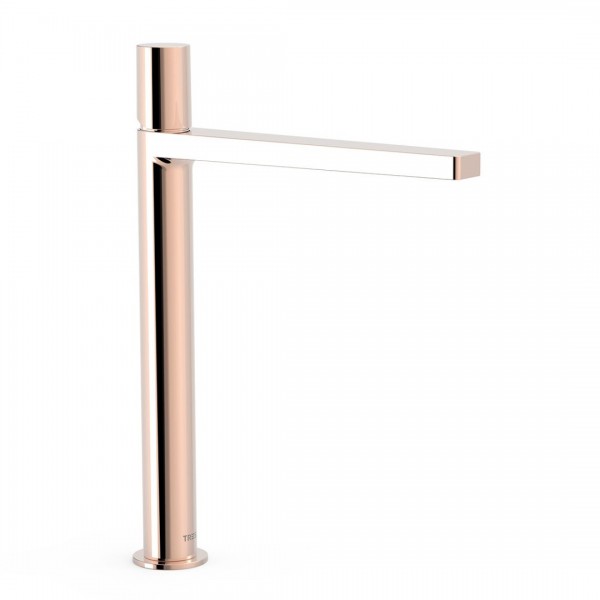 Tres Project Tres bateria umywalkowa wysoka złoto różowe 21180302OP