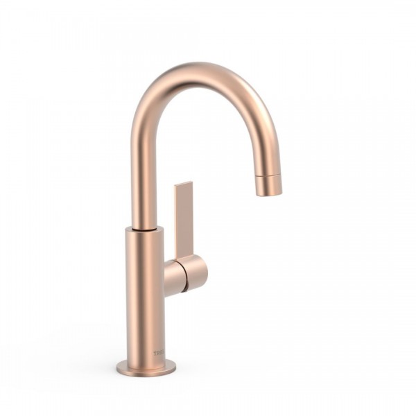 Tres Project bateria umywalkowa stojąca złoto różowe mat 21190401OPM