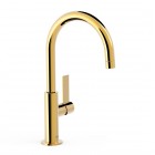 Tres Project Tres bateria umywalkowa wysoka złota 21190501OR