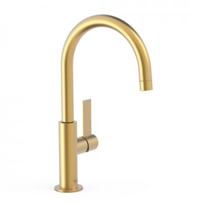 Tres Project bateria umywalkowa stojąca wysoka złoty mat 21190501OM